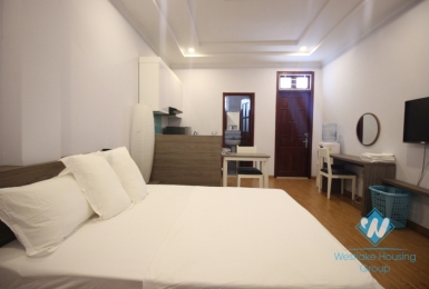 Bright studio apartment for rent in Cau Giay District